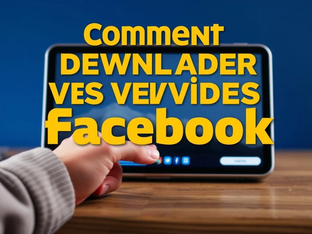 Comment Télécharger des Vidéos de Facebook : Guide Pratique et Efficace