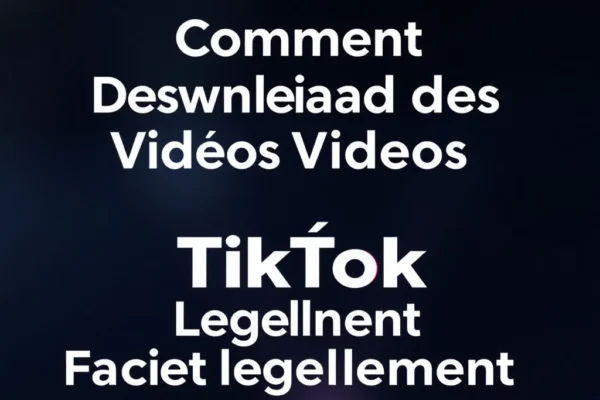 Comment Télécharger des Vidéos TikTok Facilement et Légalement