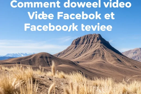 Comment télécharger vidéo Facebook facilement et rapidement