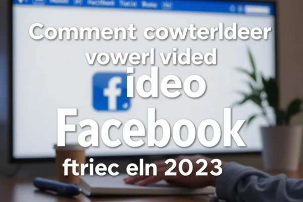 Comment télécharger vidéo Facebook facilement en 2023