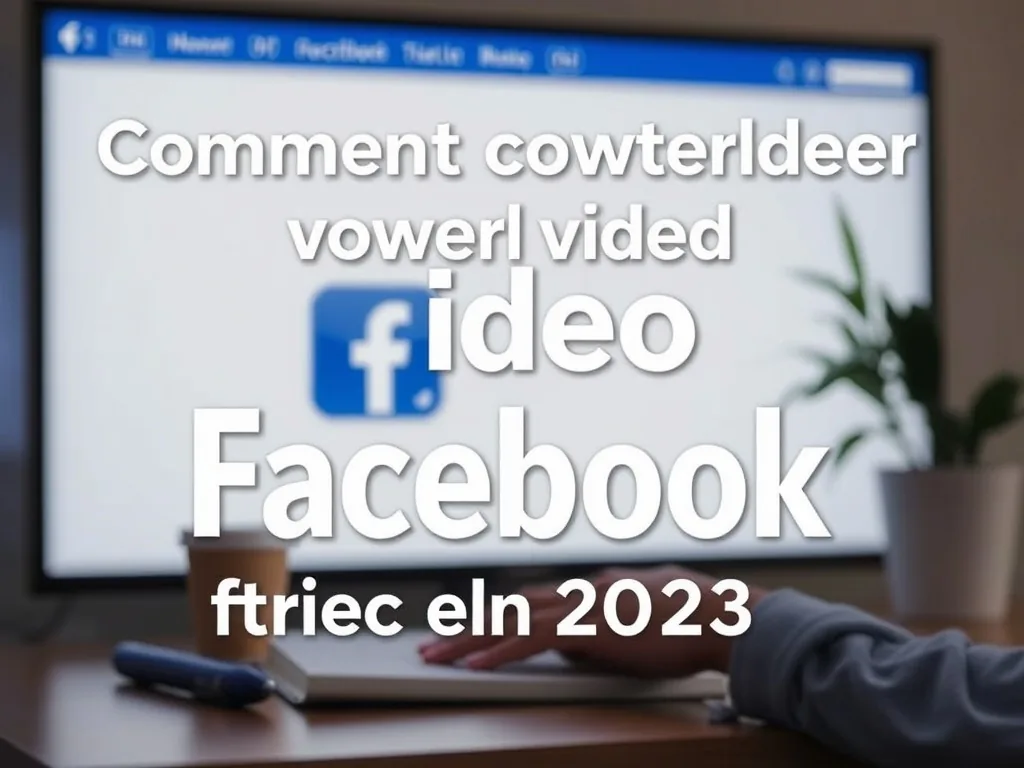 Comment télécharger vidéo Facebook facilement en 2023
