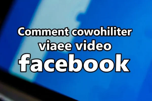 Comment télécharger vidéo Facebook facilement et rapidement