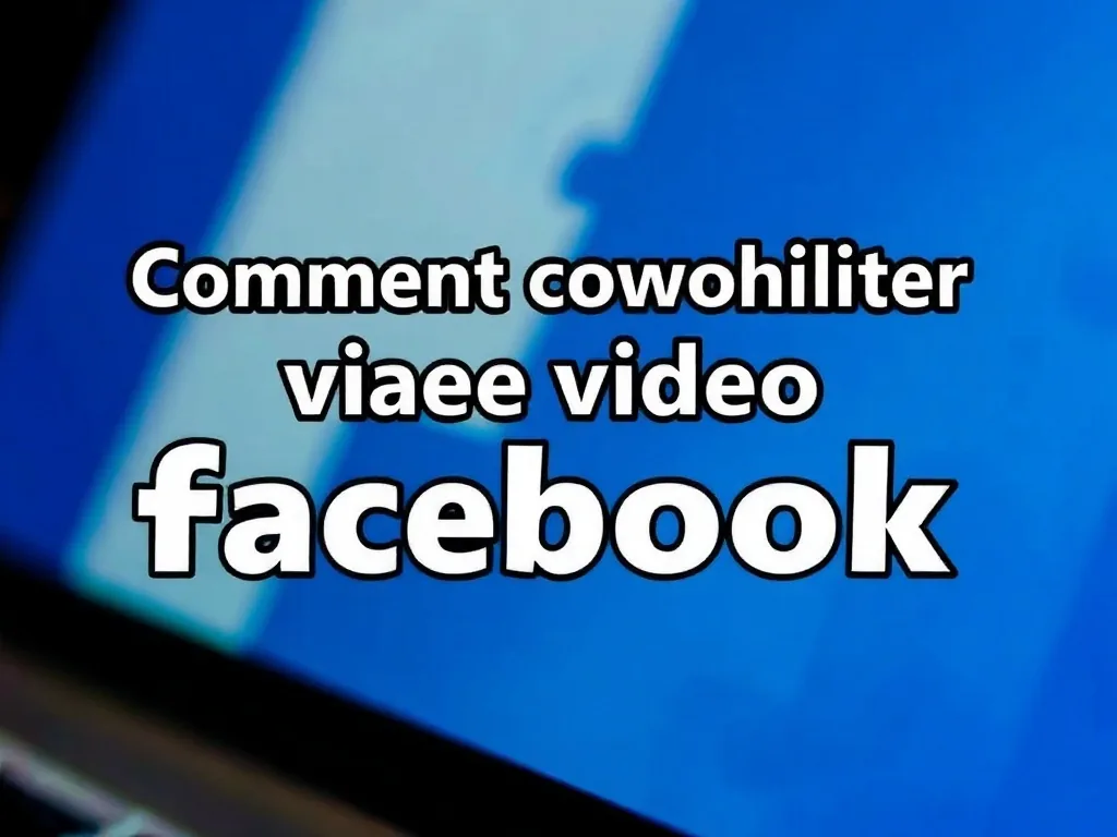 Comment télécharger vidéo Facebook facilement et rapidement