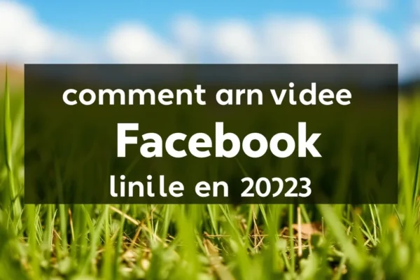 Comment télécharger vidéo Facebook facilement en 2023