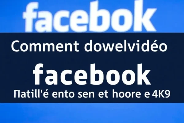 Comment télécharger vidéo facebook facilement et rapidement