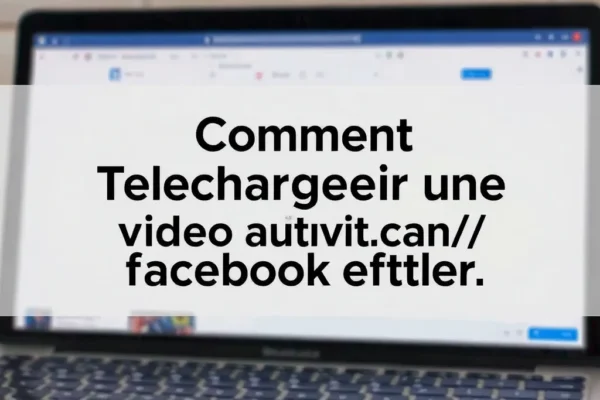 Comment telecharger une video facebook facilement et rapidement