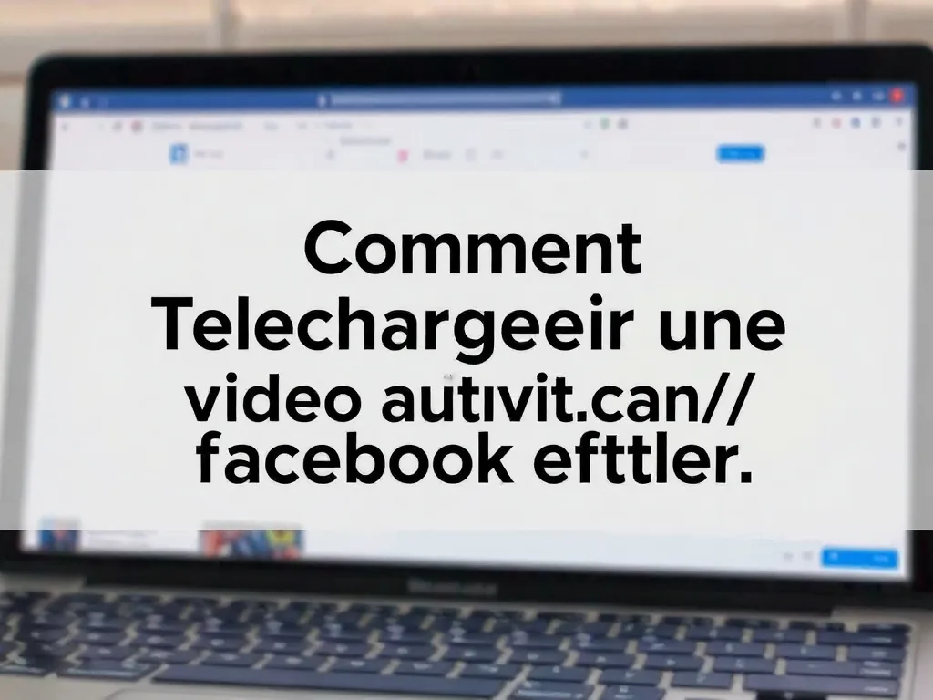 Comment telecharger une video facebook facilement et rapidement
