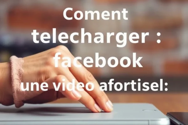 Comment telecharger une video facebook facilement