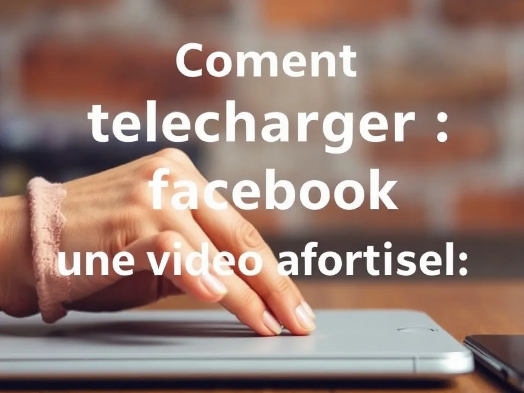 Comment telecharger une video facebook facilement