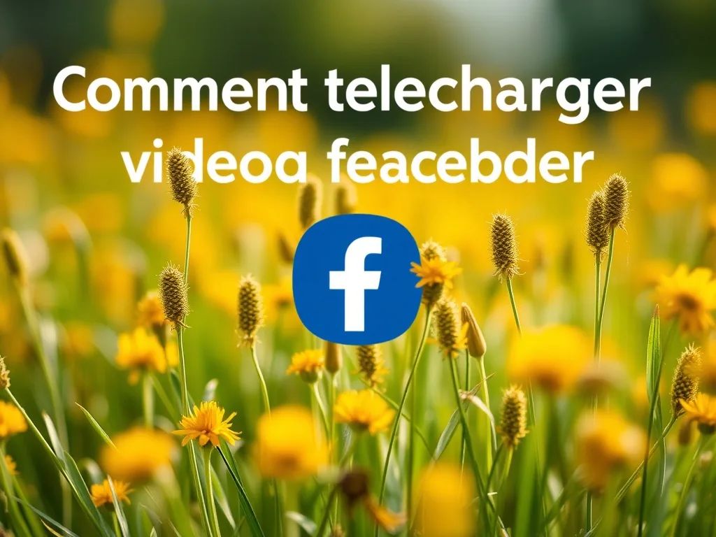 Comment telecharger video du facebook facilement et rapidement