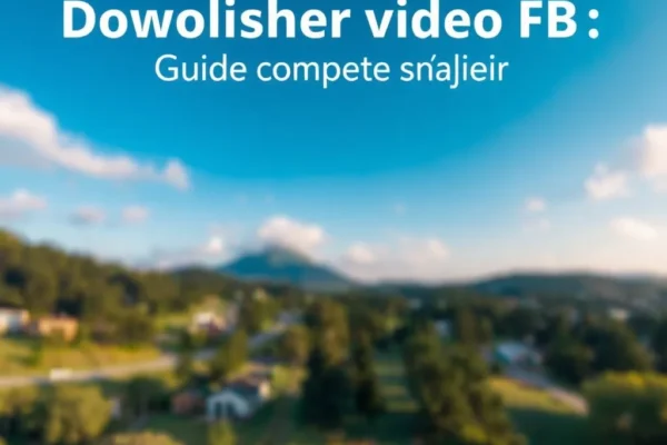 Télécharger vidéo FB : Guide complet pour réussir
