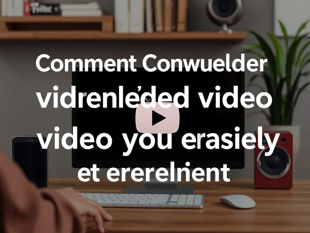 Comment télécharger vidéo youtube facilement et rapidement