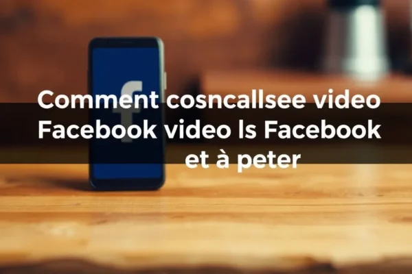Comment télécharger vidéo Facebook facilement et rapidement