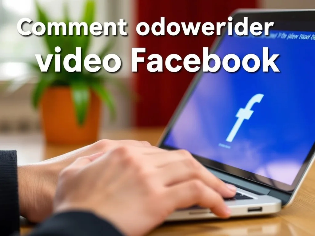Comment télécharger vidéo facebook facilement et rapidement