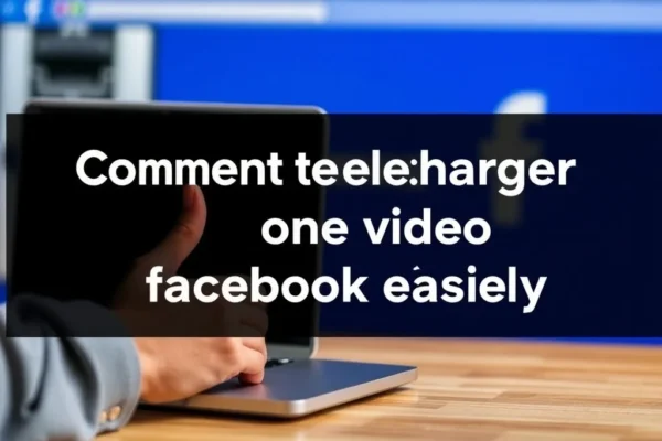 Comment telecharger une video facebook facilement