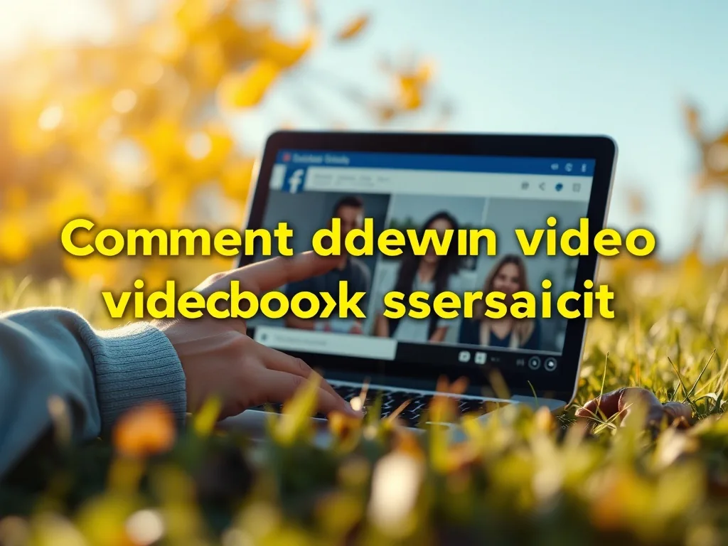 Comment télécharger vidéo facebook facilement et rapidement