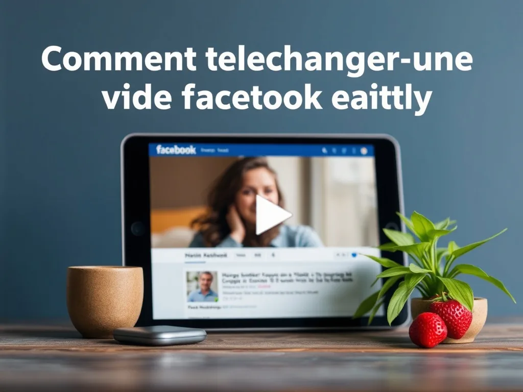 Comment telecharger une video facebook facilement et rapidement