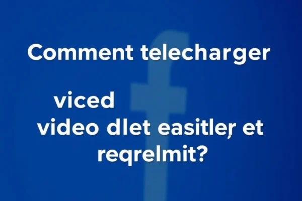 Comment telecharger video du facebook facilement et rapidement