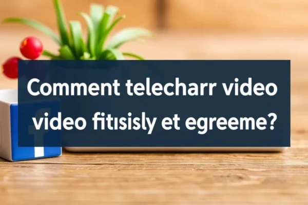 Comment telecharger video fb facilement et rapidement