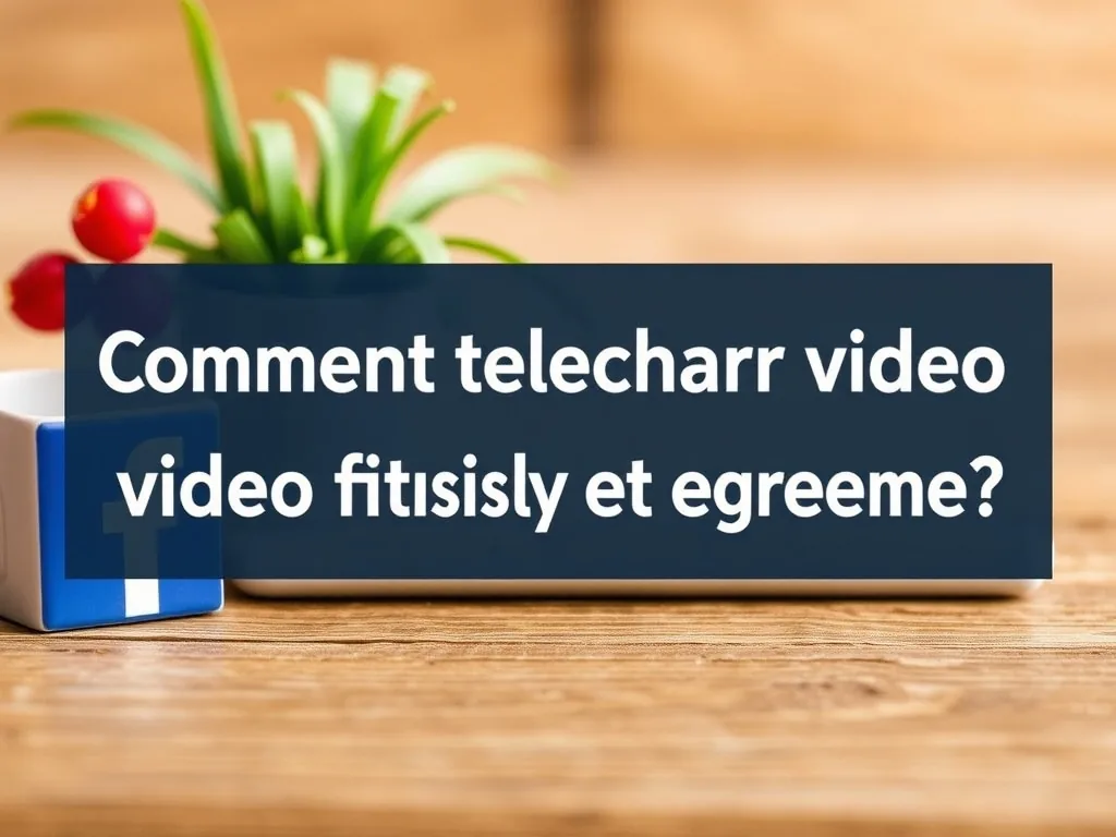 Comment telecharger video fb facilement et rapidement