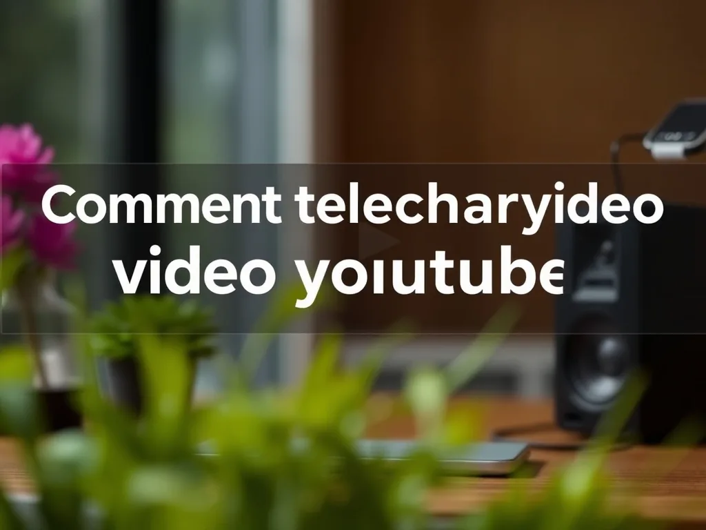 Comment telecharger video youtube facilement et rapidement