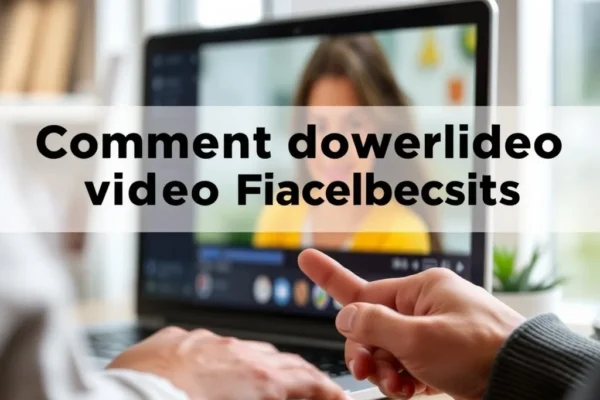 Comment télécharger vidéo Facebook facilement et rapidement