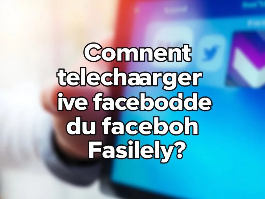 Comment telecharger video du facebook facilement ?