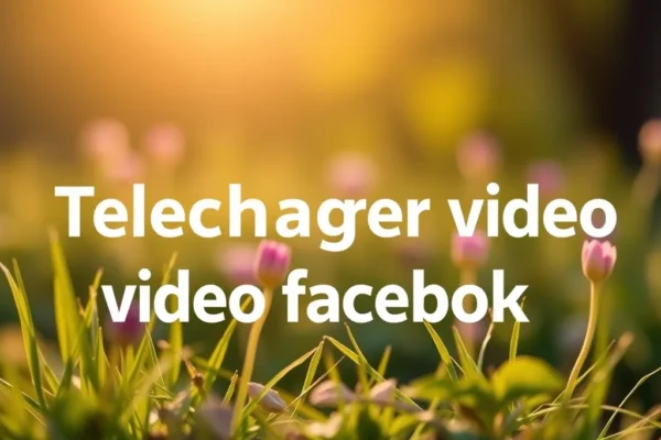 Comment telecharger video facebook efficacement en 2023