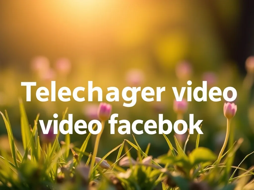 Comment telecharger video facebook efficacement en 2023