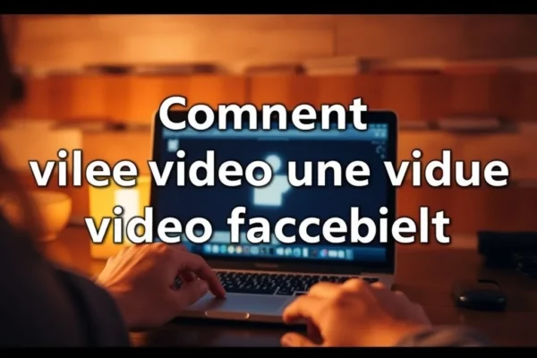 Comment telecharger une video facebook rapidement et facilement