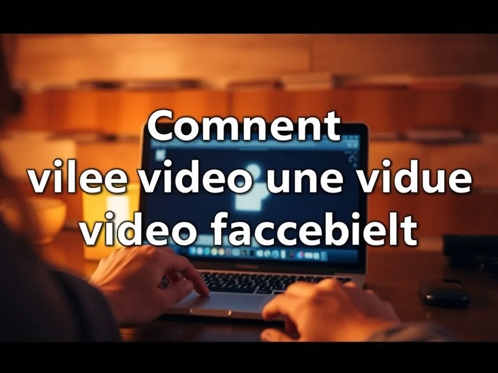 Comment telecharger une video facebook rapidement et facilement