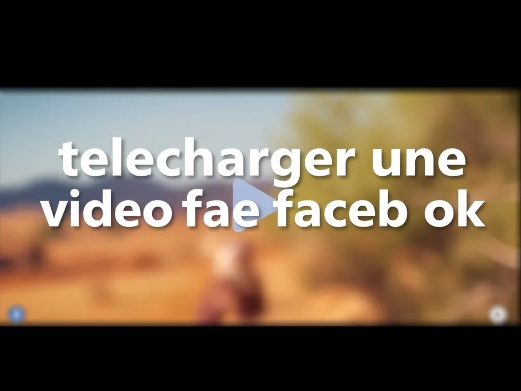 Comment telecharger une video facebook facilement et rapidement
